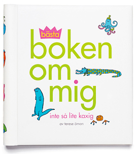 Bästa boken om mig är en fyll-i-bok om barnets 5 första år